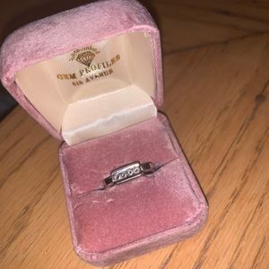 White Gold Ring with Diamonds